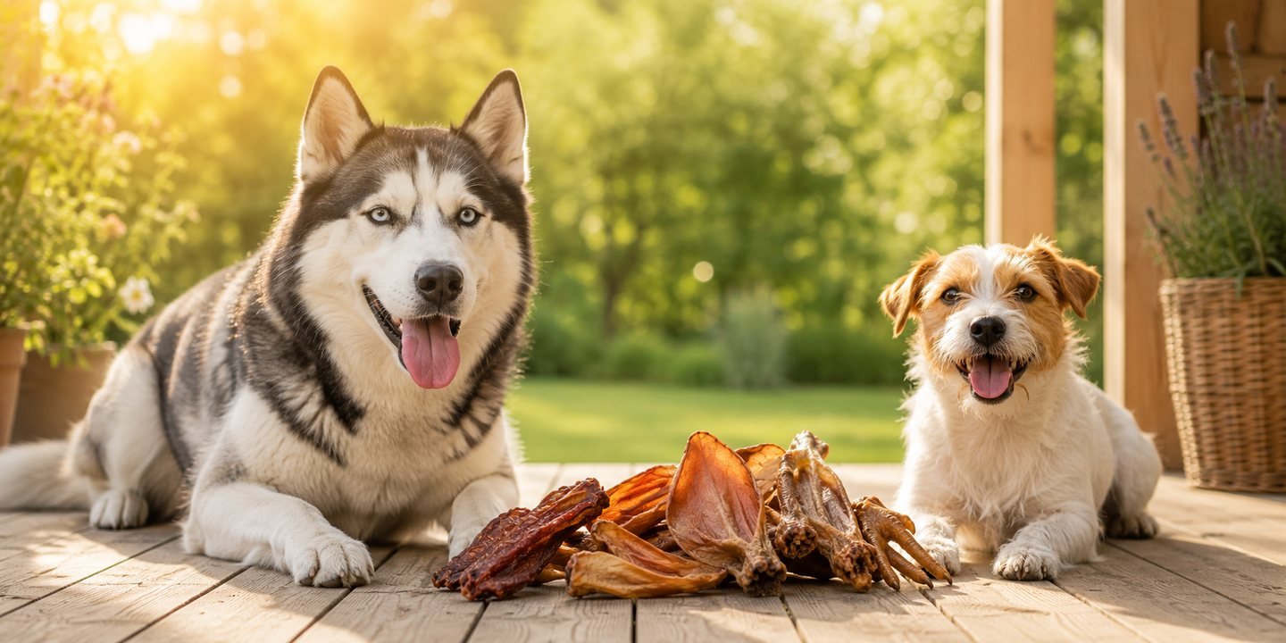 Happy dogs with Bonya Smile treats